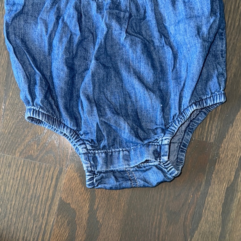 Gap Denim Blue Kids Overalls | 6-12M - Picture 3 of 6